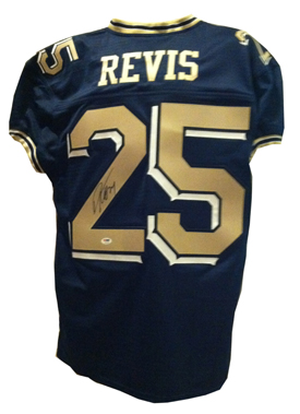 Darrelle Revis Signed Univ of Pittsburgh Jersey PSA COA